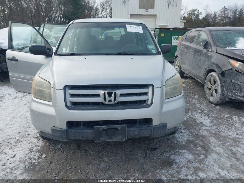 2006 Honda Pilot Lx VIN: 2HKYF18146H564086 Lot: 43935625