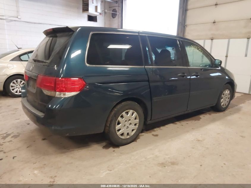2010 Honda Odyssey Lx VIN: 5FNRL3H24AB068245 Lot: 43935635