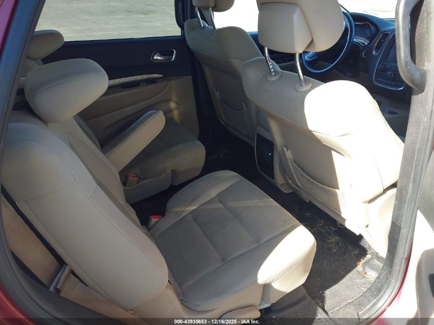 2015 Dodge Durango Sxt VIN: 1C4RDHAG3FC709065 Lot: 43935653
