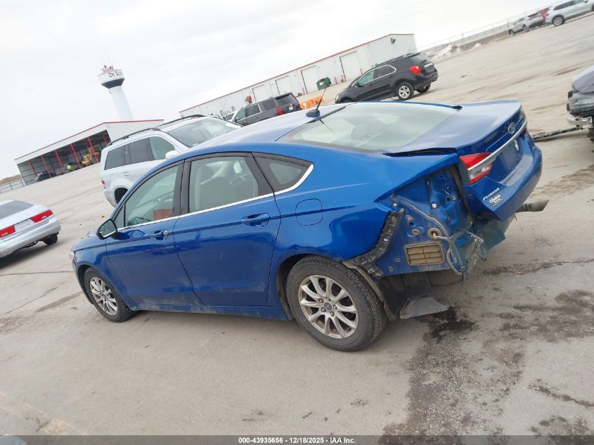 2017 Ford Fusion S VIN: 3FA6P0G72HR377780 Lot: 43935656