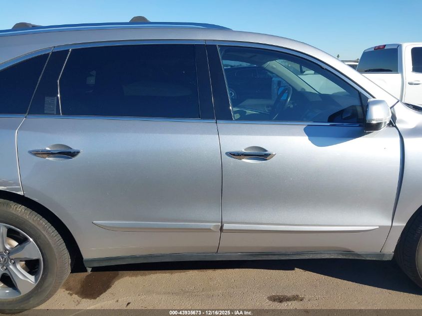 2014 Acura Mdx VIN: 5FRYD4H28EB024333 Lot: 43935673