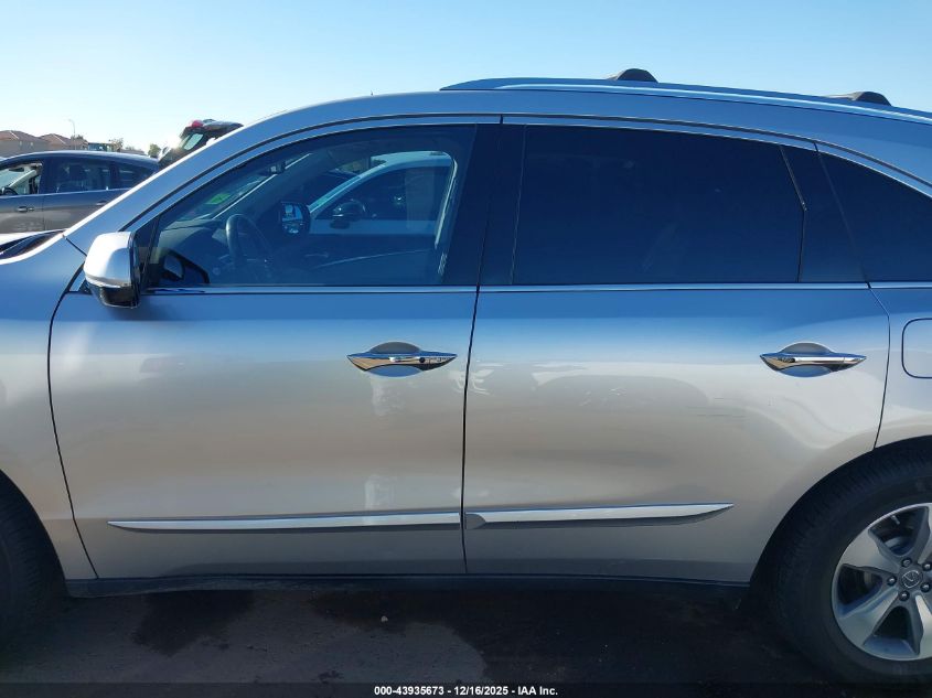 2014 Acura Mdx VIN: 5FRYD4H28EB024333 Lot: 43935673