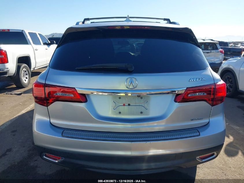 2014 Acura Mdx VIN: 5FRYD4H28EB024333 Lot: 43935673