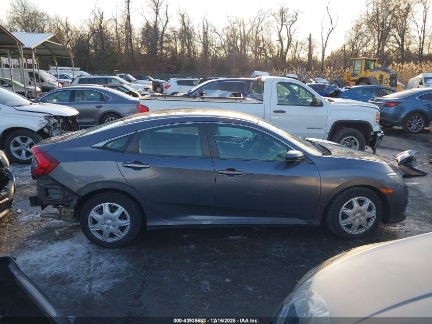 2016 Honda Civic Lx VIN: 19XFC2F58GE250880 Lot: 43935683