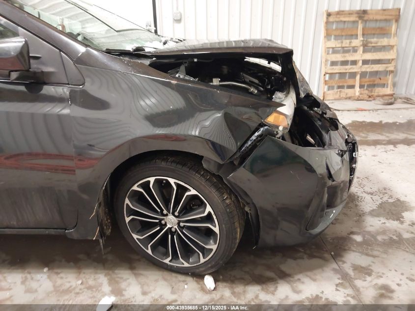 2015 Toyota Corolla S Plus VIN: 2T1BURHE0FC345545 Lot: 43935685