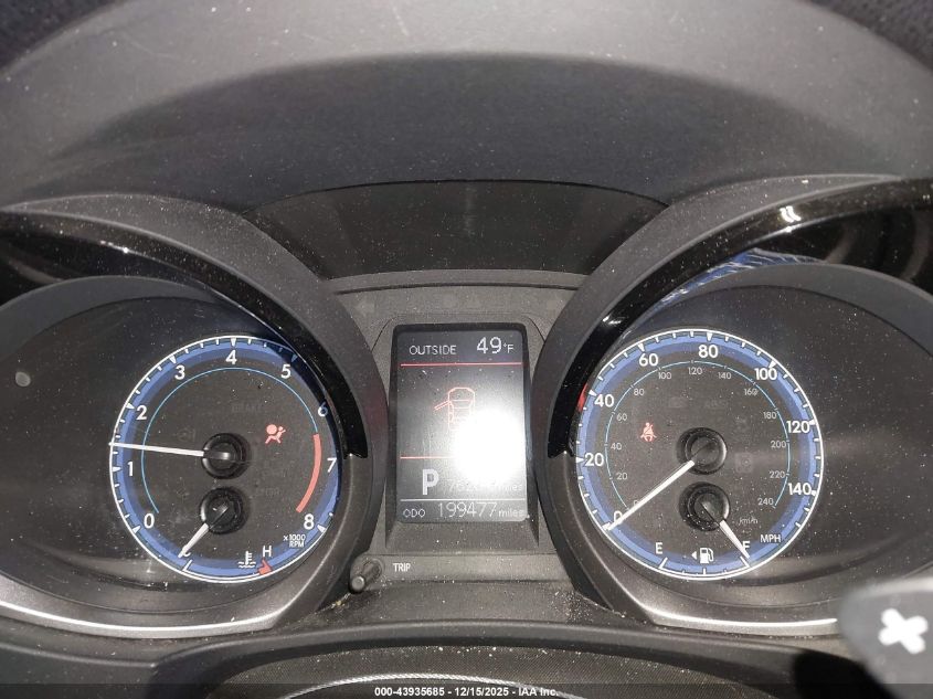 2015 Toyota Corolla S Plus VIN: 2T1BURHE0FC345545 Lot: 43935685