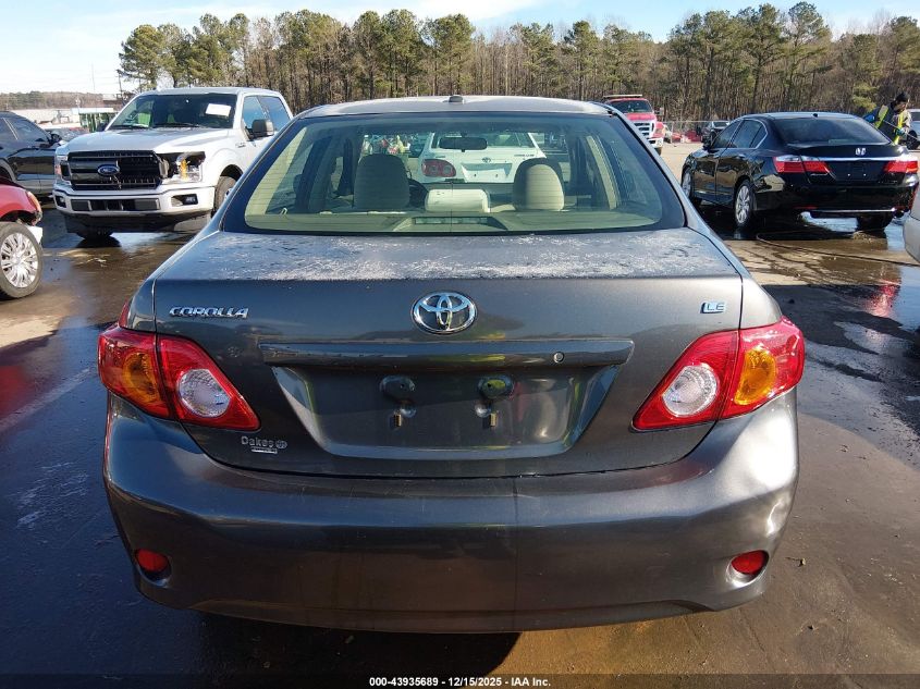 2010 Toyota Corolla Le VIN: JTDBU4EE4AJ086028 Lot: 43935689