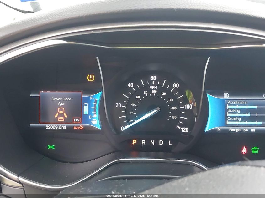 2017 Ford Fusion Hybrid Se VIN: 3FA6P0LU9HR349776 Lot: 43935715