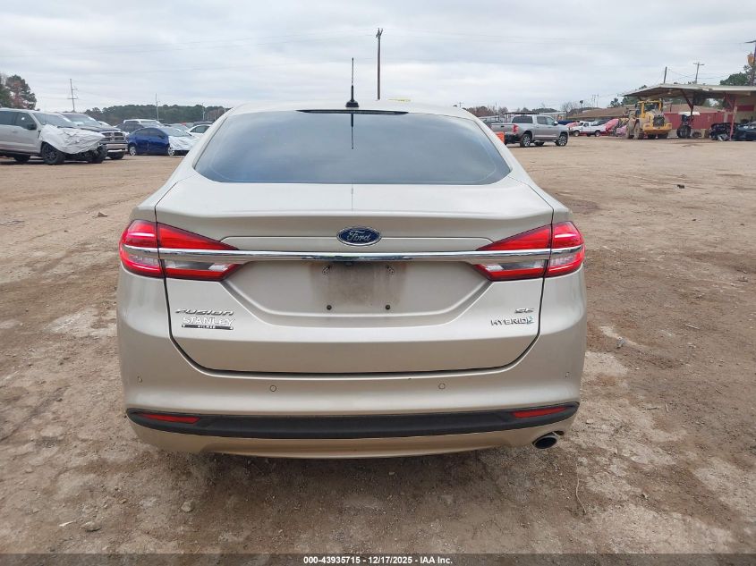 2017 Ford Fusion Hybrid Se VIN: 3FA6P0LU9HR349776 Lot: 43935715