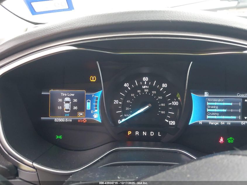 2017 Ford Fusion Hybrid Se VIN: 3FA6P0LU9HR349776 Lot: 43935715