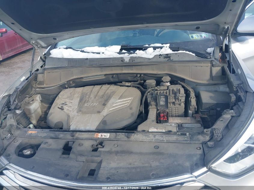 2016 Hyundai Santa Fe Se VIN: KM8SMDHF5GU161388 Lot: 43935748