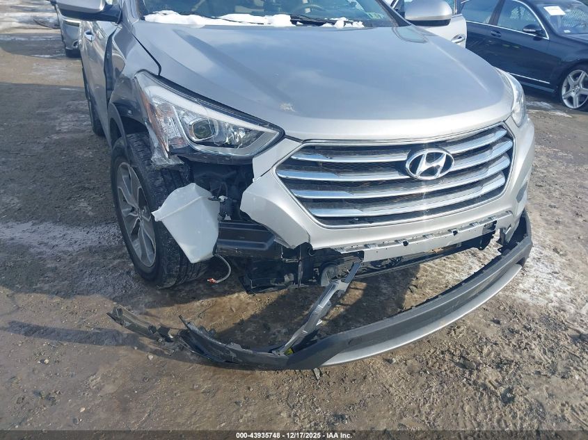 2016 Hyundai Santa Fe Se VIN: KM8SMDHF5GU161388 Lot: 43935748