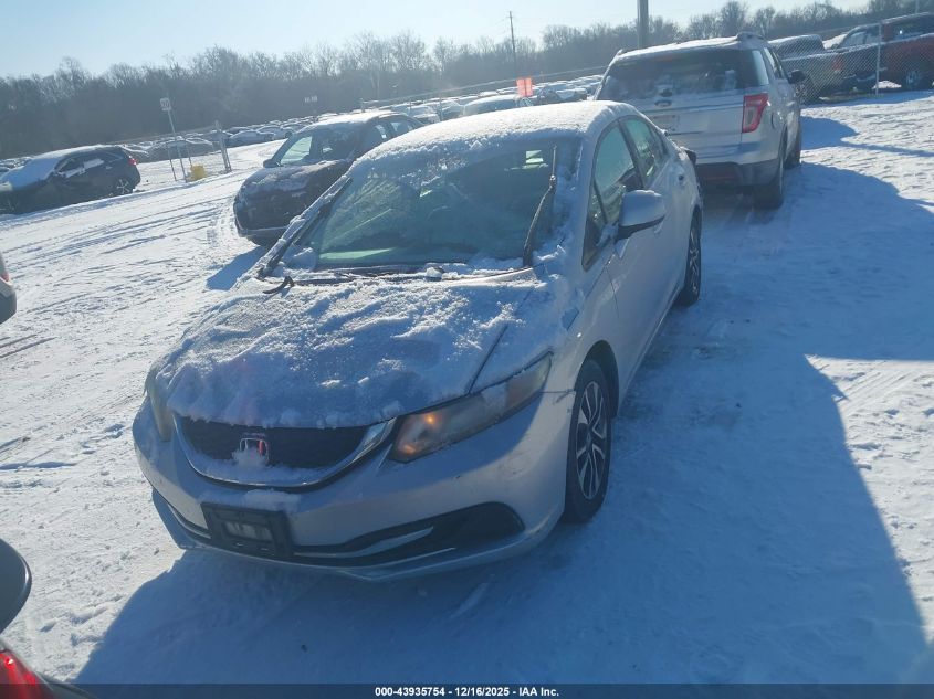 2013 Honda Civic Ex VIN: 19XFB2F83DE245272 Lot: 43935754