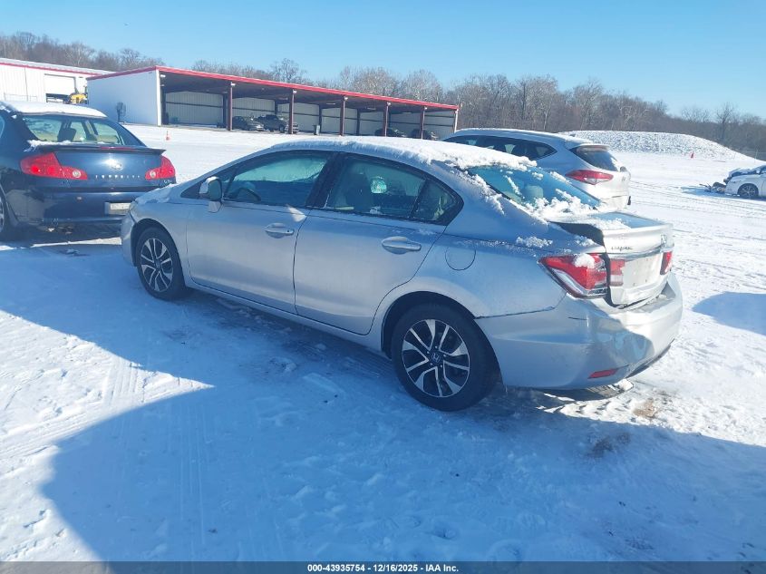 2013 Honda Civic Ex VIN: 19XFB2F83DE245272 Lot: 43935754