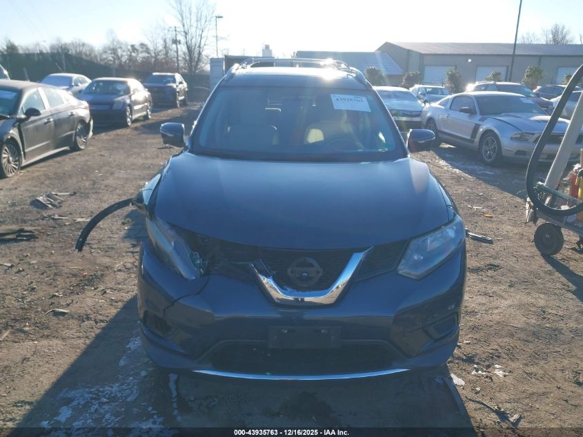 2015 Nissan Rogue Sv VIN: 5N1AT2MV7FC822570 Lot: 43935763