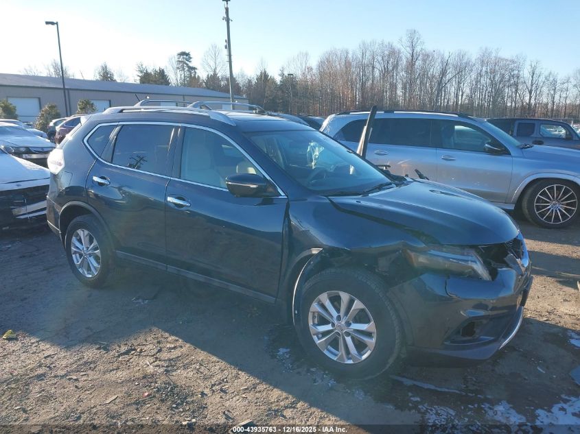 2015 Nissan Rogue Sv VIN: 5N1AT2MV7FC822570 Lot: 43935763