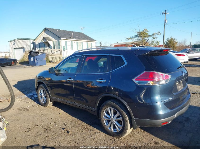 2015 Nissan Rogue Sv VIN: 5N1AT2MV7FC822570 Lot: 43935763