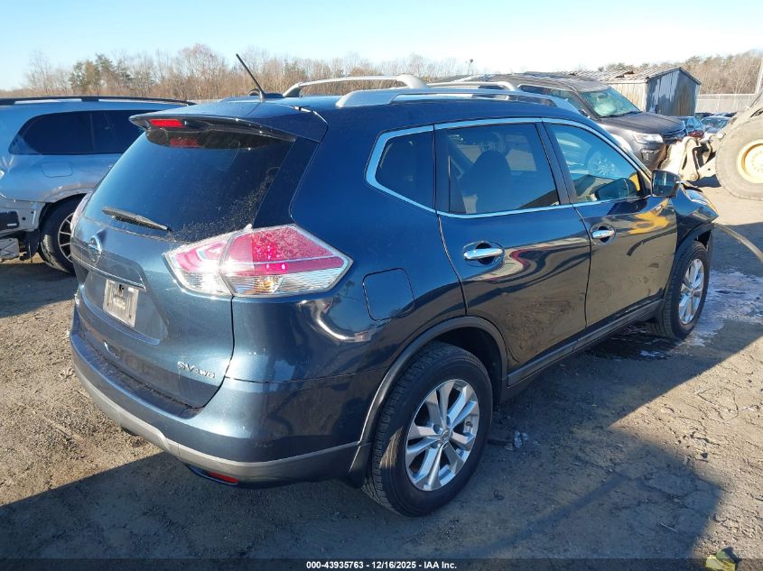 2015 Nissan Rogue Sv VIN: 5N1AT2MV7FC822570 Lot: 43935763