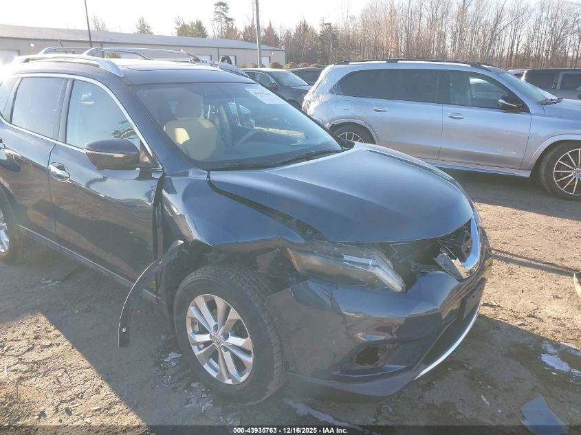 2015 Nissan Rogue Sv VIN: 5N1AT2MV7FC822570 Lot: 43935763