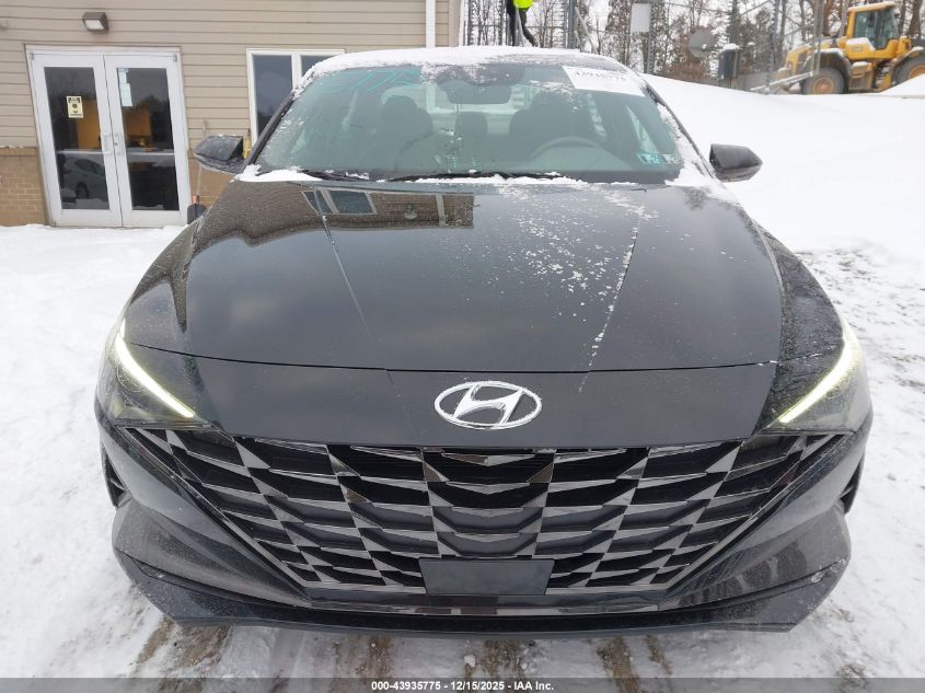 2021 Hyundai Elantra Sel VIN: 5NPLN4AG3MH043659 Lot: 43935775