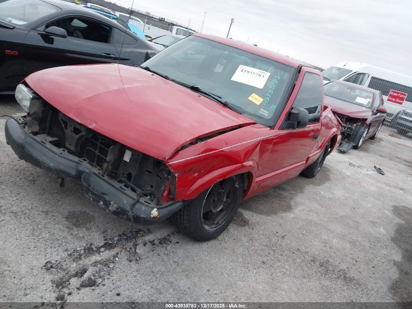 1998 Chevrolet S-10 Fleetside VIN: 1GCCS144XW8228804 Lot: 43935783