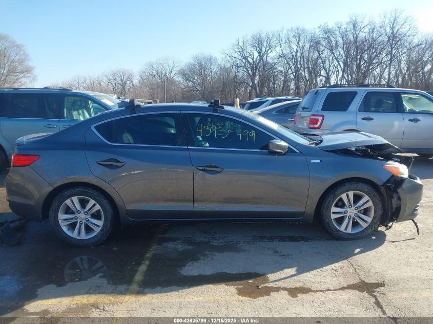 2014 Acura Ilx Hybrid 1.5L VIN: 19VDE3F79EE300104 Lot: 43935799