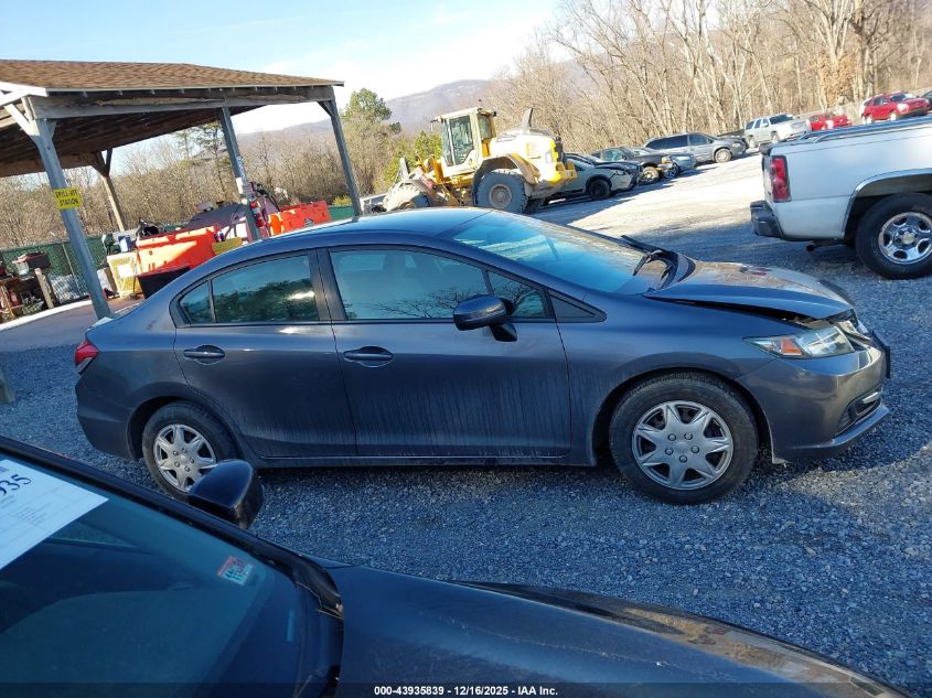 2015 Honda Civic Lx VIN: 19XFB2F54FE011070 Lot: 43935839