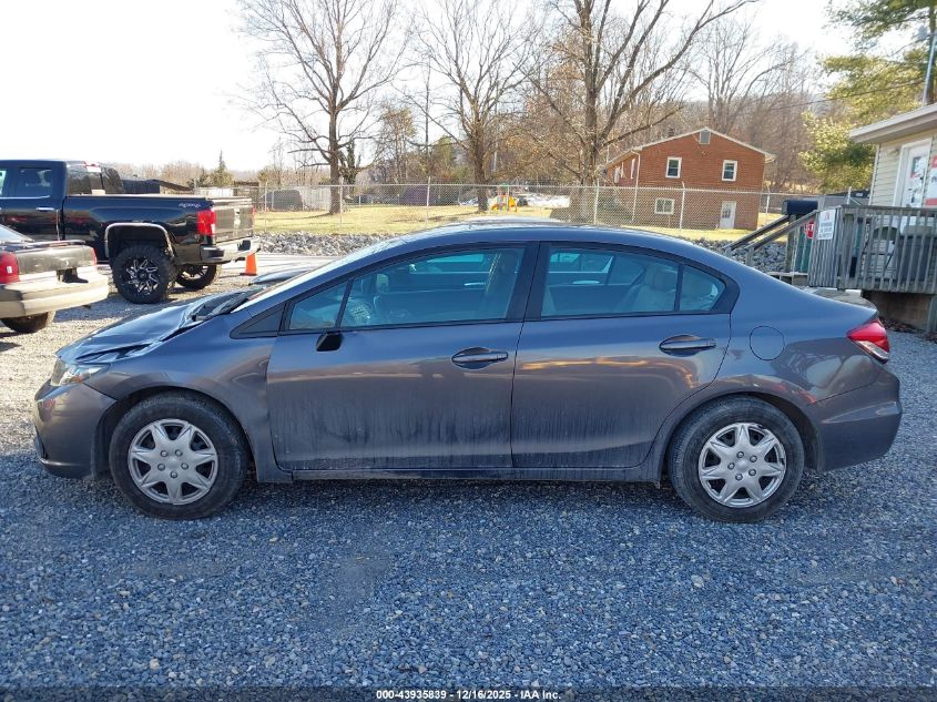 2015 Honda Civic Lx VIN: 19XFB2F54FE011070 Lot: 43935839