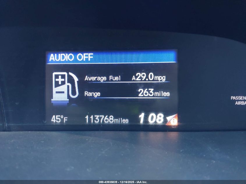 2015 Honda Civic Lx VIN: 19XFB2F54FE011070 Lot: 43935839