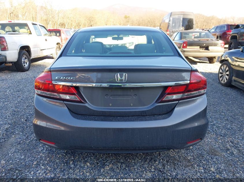 2015 Honda Civic Lx VIN: 19XFB2F54FE011070 Lot: 43935839