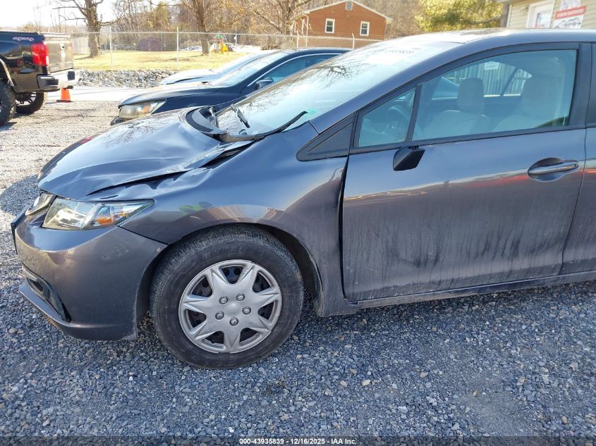 2015 Honda Civic Lx VIN: 19XFB2F54FE011070 Lot: 43935839