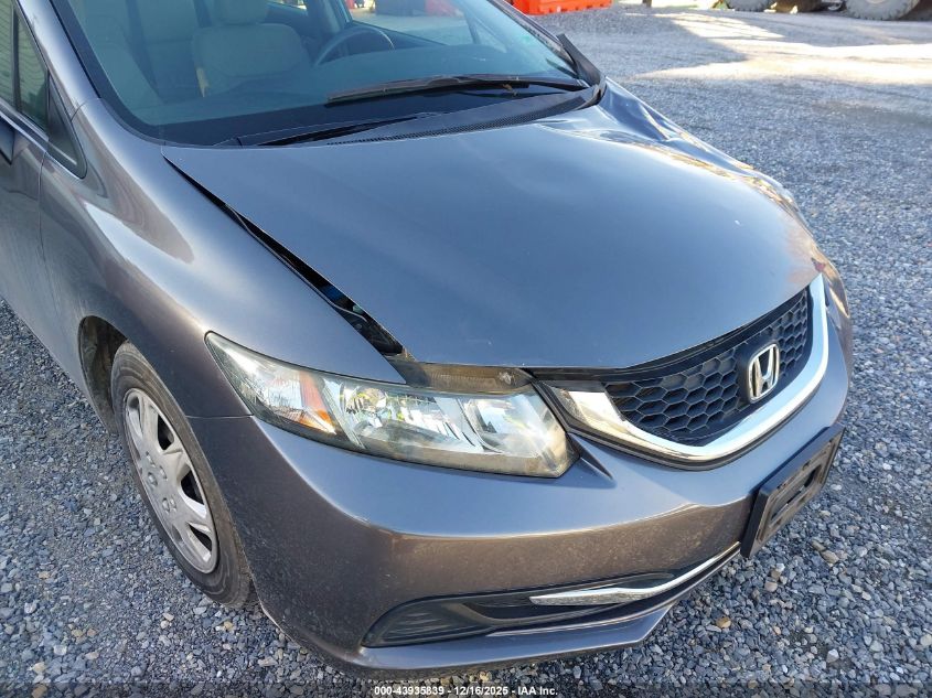 2015 Honda Civic Lx VIN: 19XFB2F54FE011070 Lot: 43935839