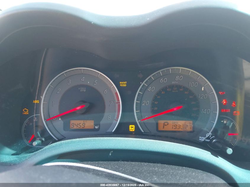 2010 Toyota Corolla S VIN: 2T1BU4EE2AC470417 Lot: 43935867