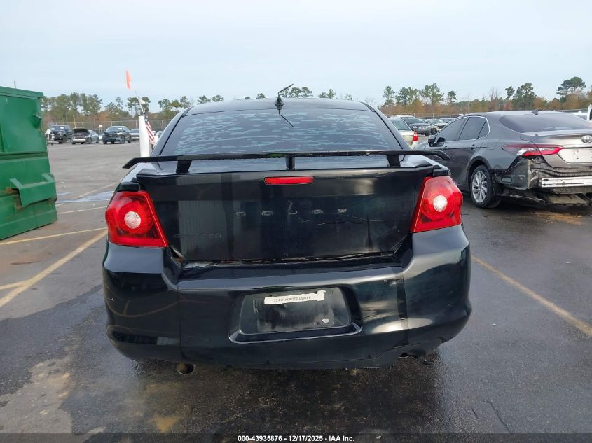 2013 Dodge Avenger Se V6 VIN: 1C3CDZAG4DN504856 Lot: 43935876