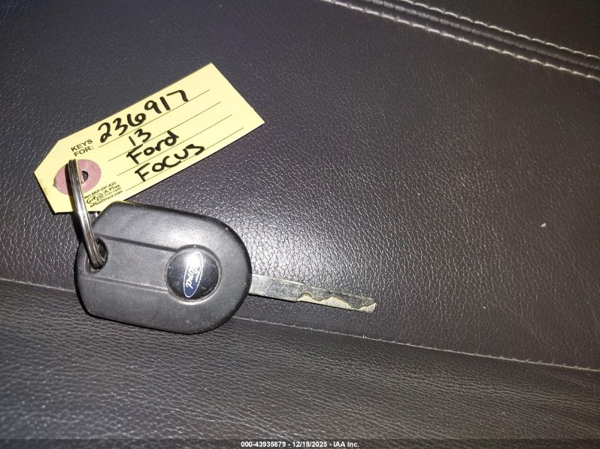 2013 Ford Focus Se VIN: 1FADP3F21DL236917 Lot: 43935879
