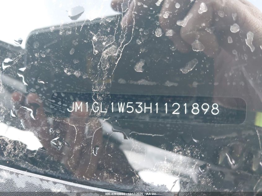 2017 Mazda Mazda6 Grand Touring VIN: JM1GL1W53H1121898 Lot: 43935884