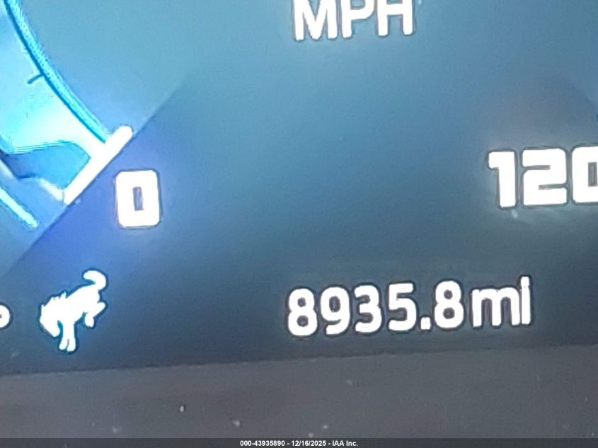 2025 Ford Bronco VIN: 1FMDE6BH0SLA53481 Lot: 43935890