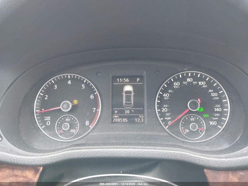 2012 Volkswagen Passat 2.5L Sel Premium VIN: 1VWCP7A34CC081224 Lot: 43935891