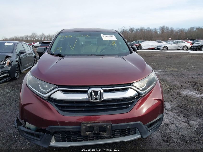 2018 Honda Cr-V Lx VIN: 2HKRW6H33JH203041 Lot: 43935892