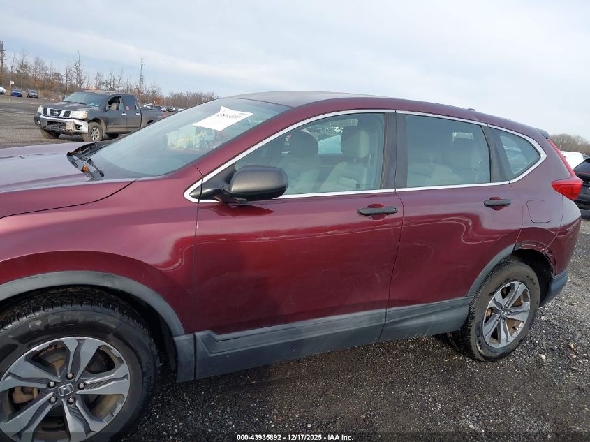 2018 Honda Cr-V Lx VIN: 2HKRW6H33JH203041 Lot: 43935892