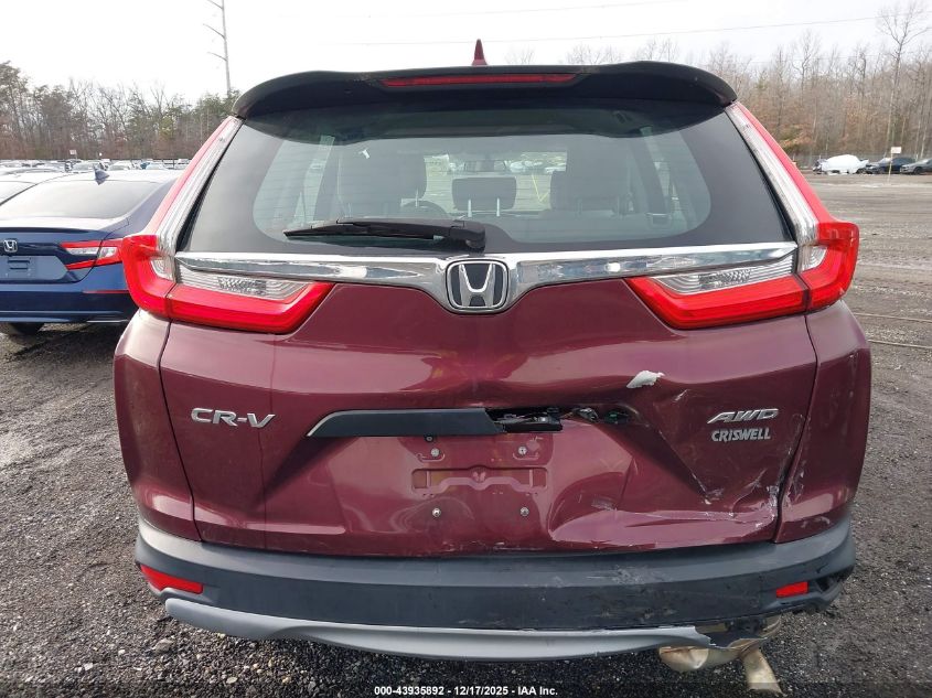 2018 Honda Cr-V Lx VIN: 2HKRW6H33JH203041 Lot: 43935892