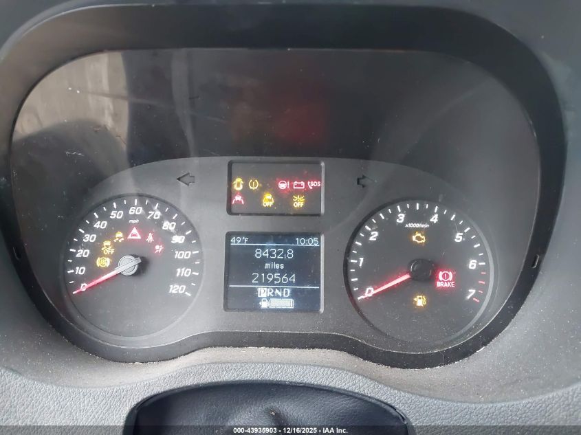 2020 Mercedes-Benz Sprinter 1500 Standard Roof I4 VIN: W1Y70BGY2LT039161 Lot: 43935903