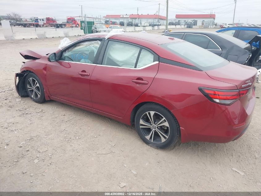 2022 Nissan Sentra Sv Xtronic Cvt VIN: 3N1AB8CV6NY248578 Lot: 43935902