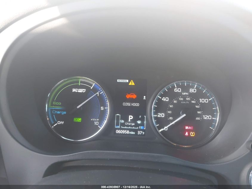 2021 Mitsubishi Outlander Phev Gt S-Awc/Le S-Awc/Sel S-Awc VIN: JA4J2VA76MZ000569 Lot: 43935907