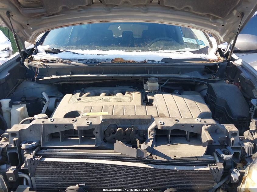 2010 Nissan Murano Sl VIN: JN8AZ1MW9AW130389 Lot: 43935908