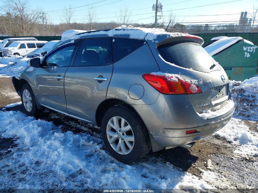 2010 Nissan Murano Sl VIN: JN8AZ1MW9AW130389 Lot: 43935908