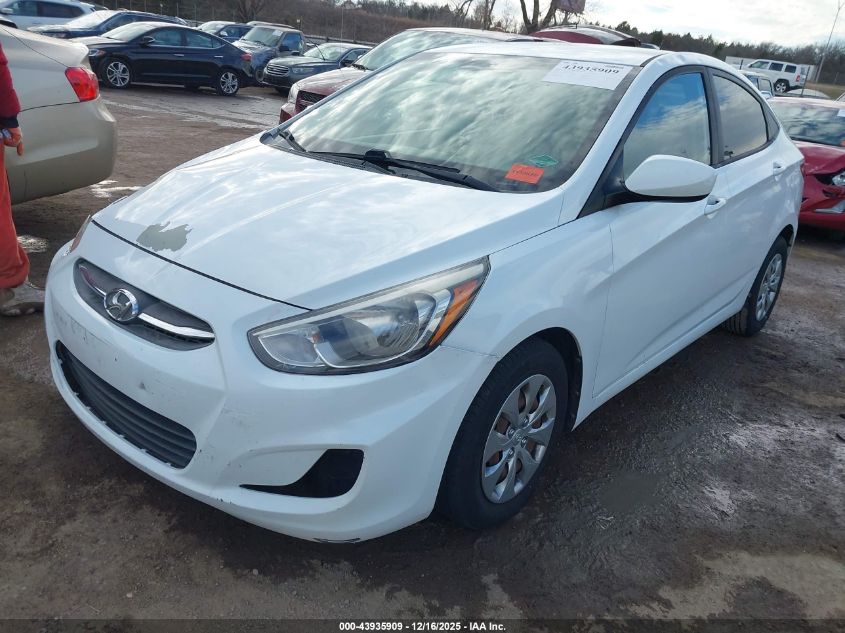 2016 Hyundai Accent Se VIN: KMHCT4AEXGU163789 Lot: 43935909