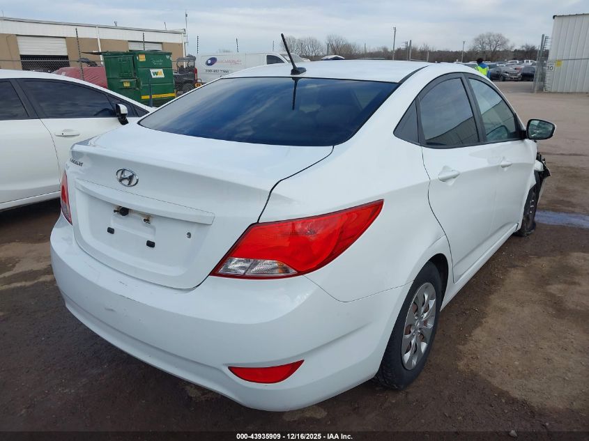 2016 Hyundai Accent Se VIN: KMHCT4AEXGU163789 Lot: 43935909