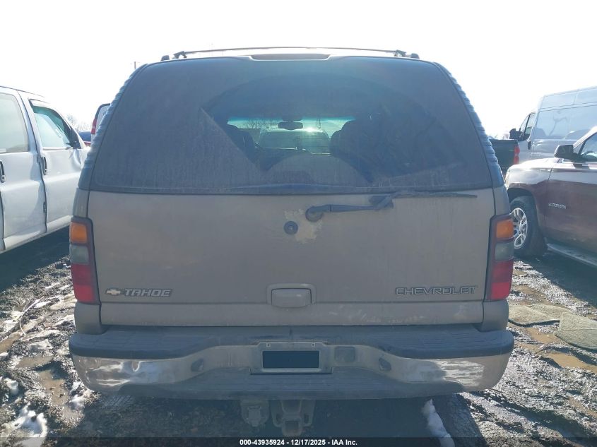 2002 Chevrolet Tahoe Lt VIN: 1GNEK13Z42J249065 Lot: 43935924