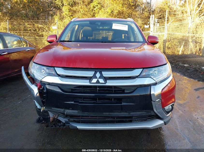 2017 Mitsubishi Outlander Sel VIN: JA4AD3A30HZ009561 Lot: 43935932